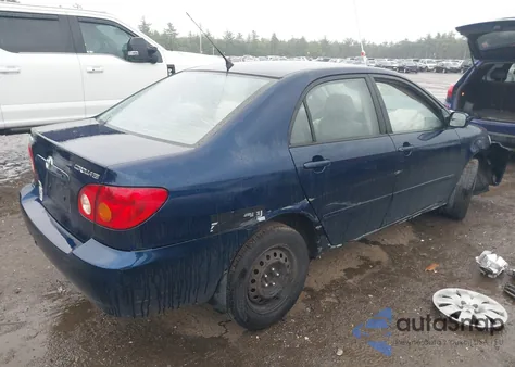 2004 Toyota Corolla Le из США, поврежденный, VIN 2T1BR32E24C290469